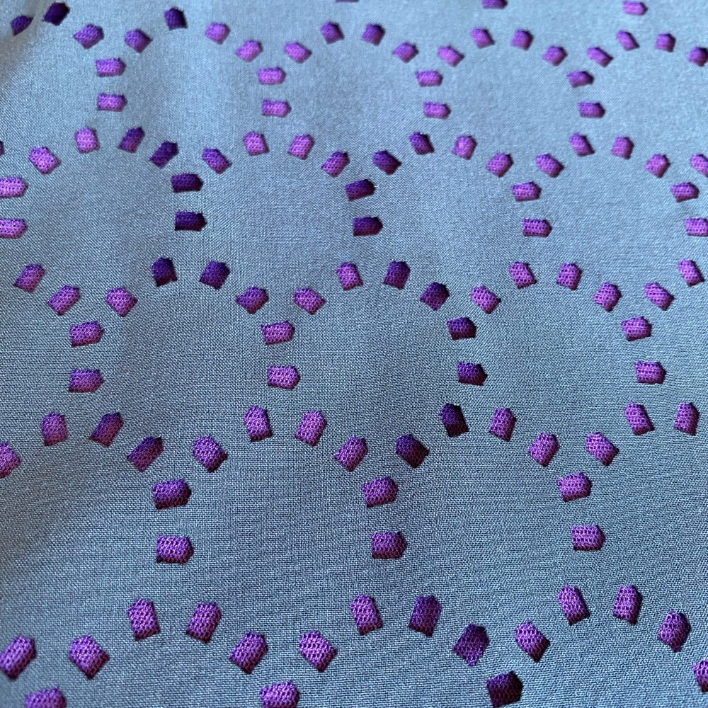 GREY/PURPLE Title Nine Nimblene Illusion Laser Cut Dress XS - Picture 7 of 9